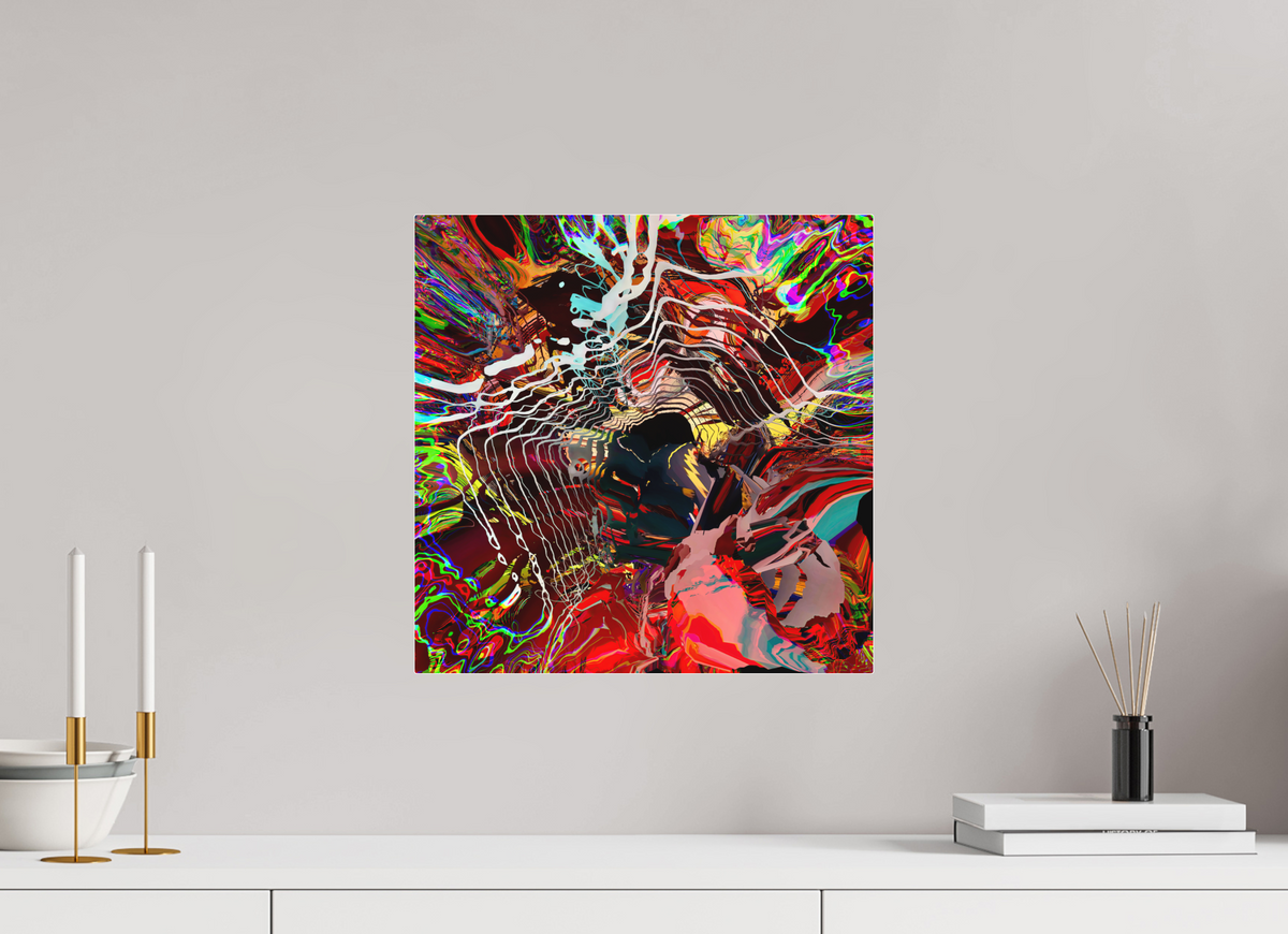 reverb by mankofunk — 40 × 40 cm, acrylic glass