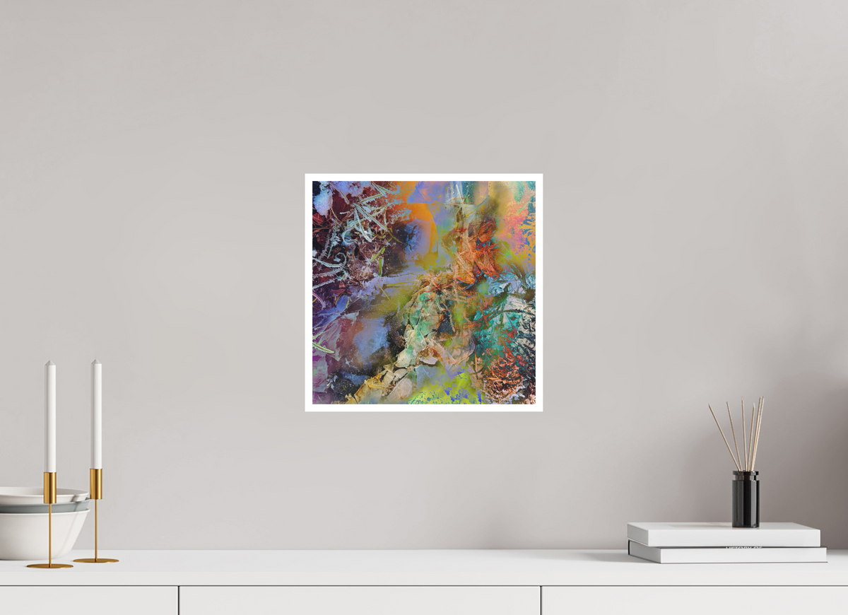 iced down pastels by ad.inf — 30 × 30 cm, unframed