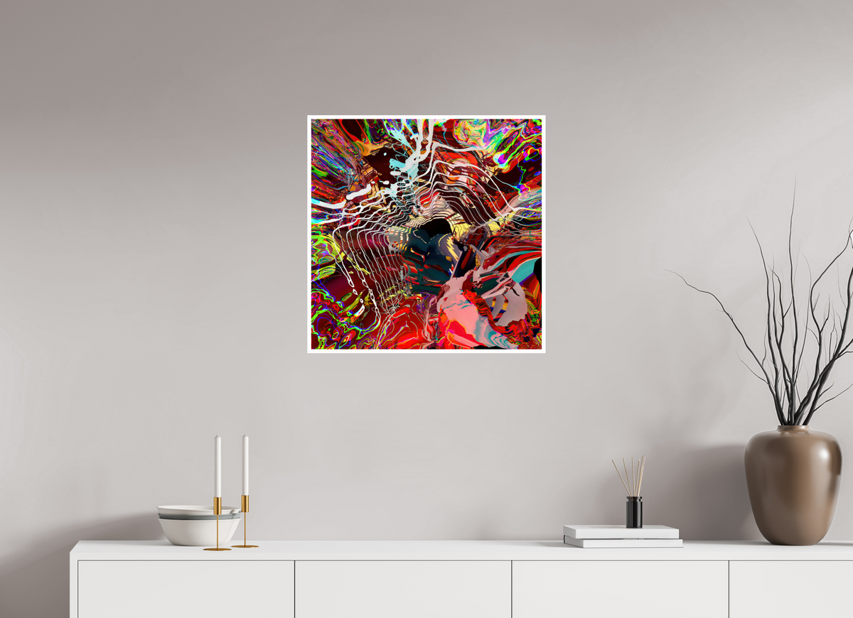 reverb by mankofunk — 60 × 60 cm, baryta print