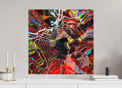 reverb by mankofunk — 60 × 60 cm, acrylic glass