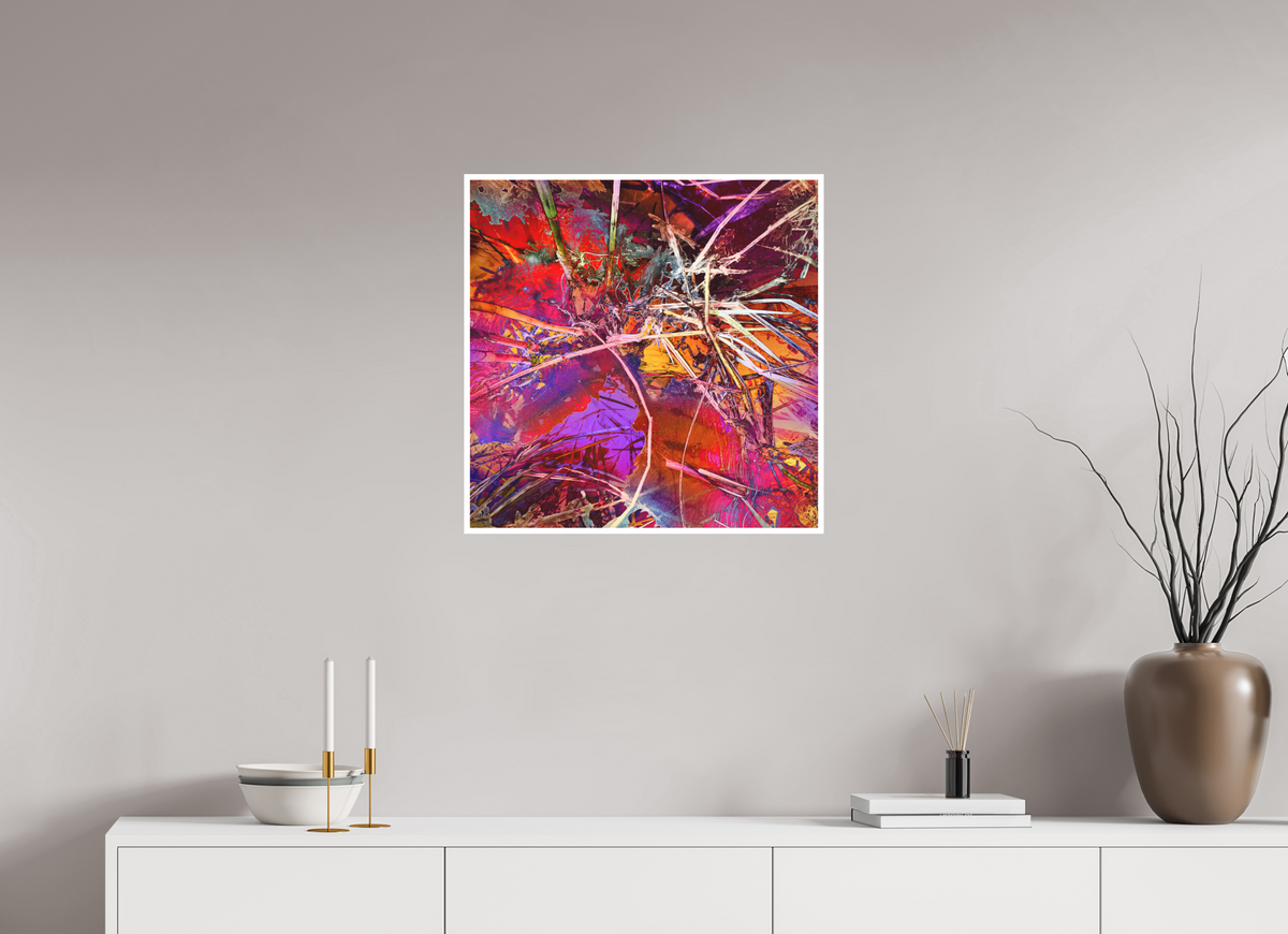 frostbitten prism by ad.inf — 60 × 60 cm, unframed