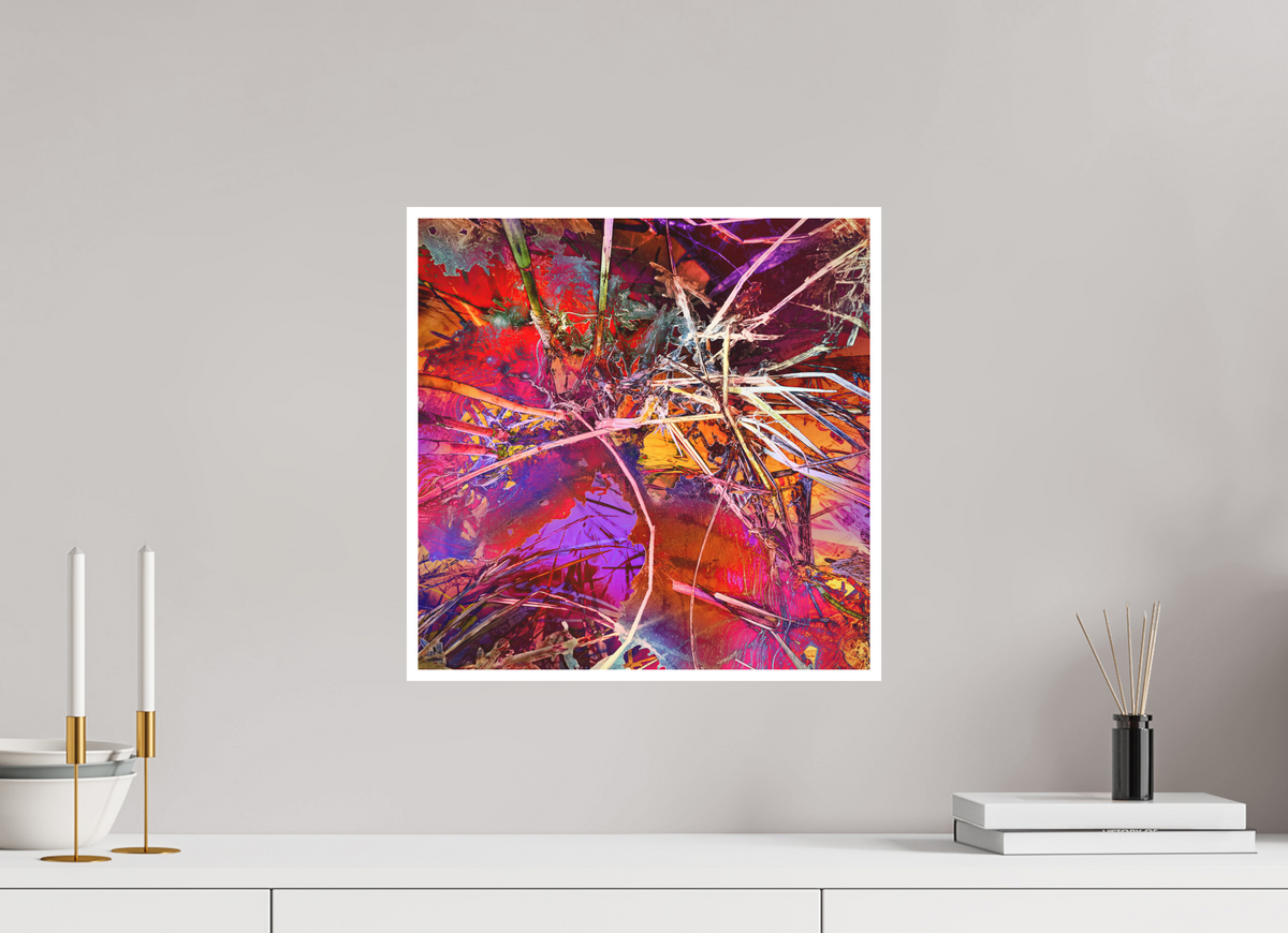 frostbitten prism by ad.inf — 40 × 40 cm, unframed
